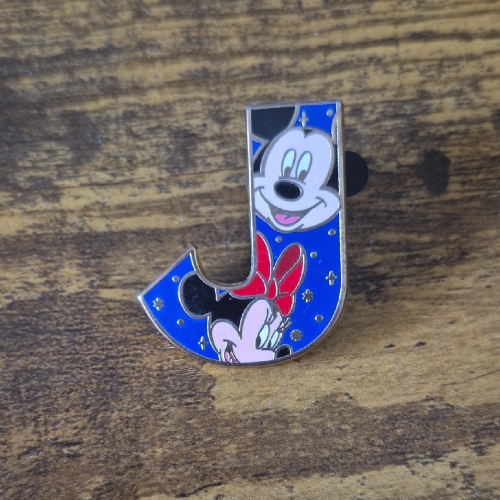 Disney Blue and Red Mickey Mouse Jewelry Pin